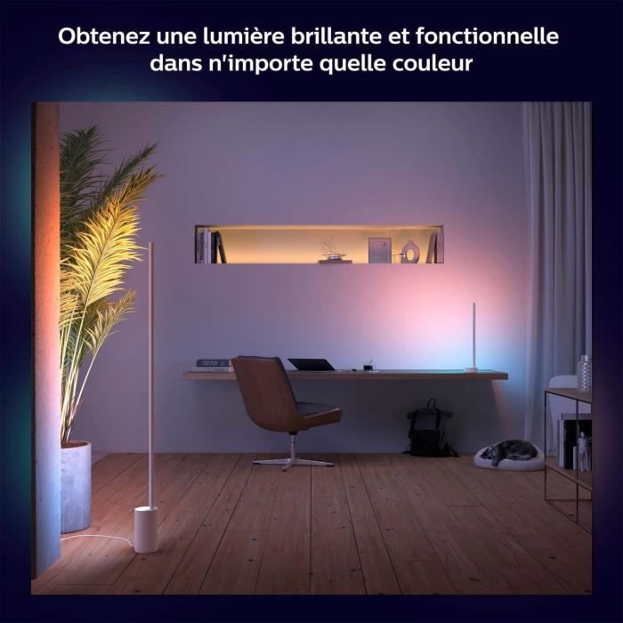 Philips Hue White and Color Ambiance, Lampe a poser Gradient Signe Blanc