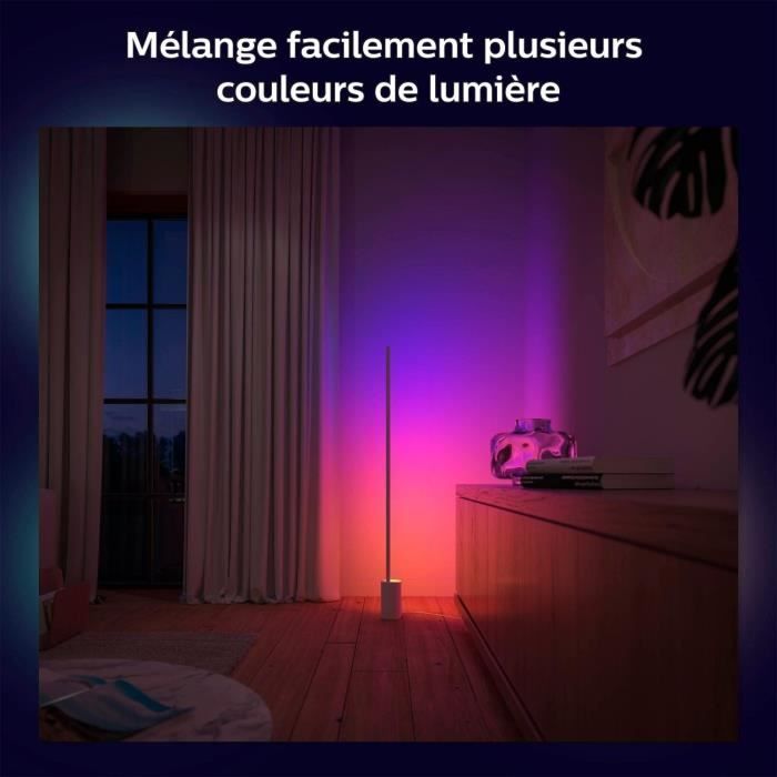 Philips Hue White and Color Ambiance, Lampe a poser Gradient Signe Blanc