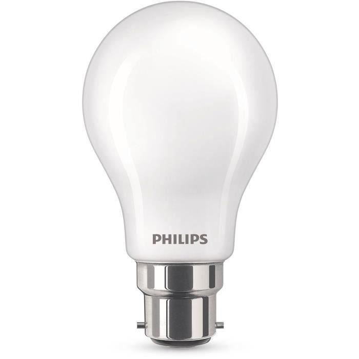 Philips ampoule LED Equivalent 40W B22 Blanc chaud non dimmable, verre