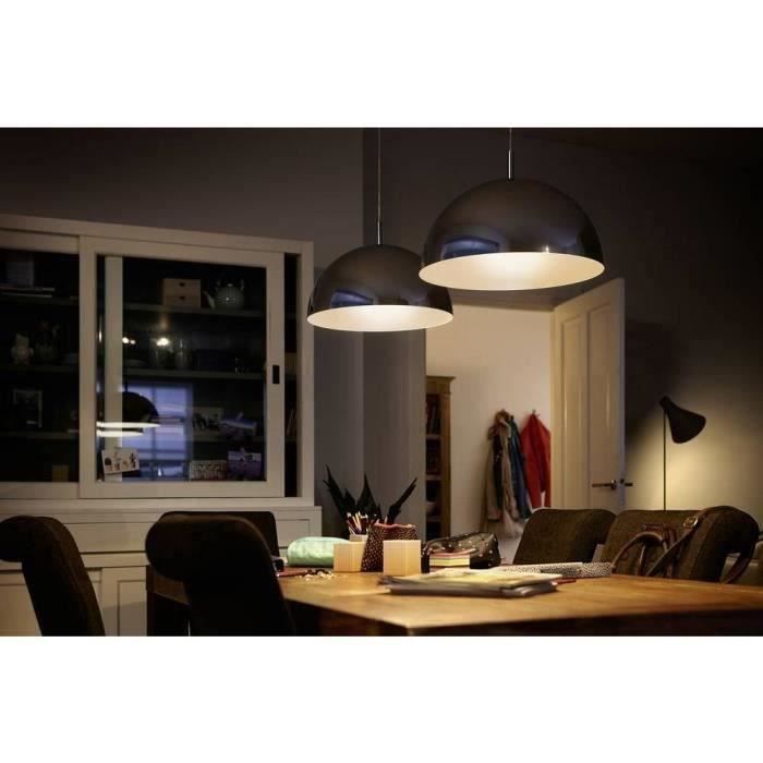 PHILIPS LED Classic 40W Sphérique E27 Blanc Chaud Dépolie Non Dimmable