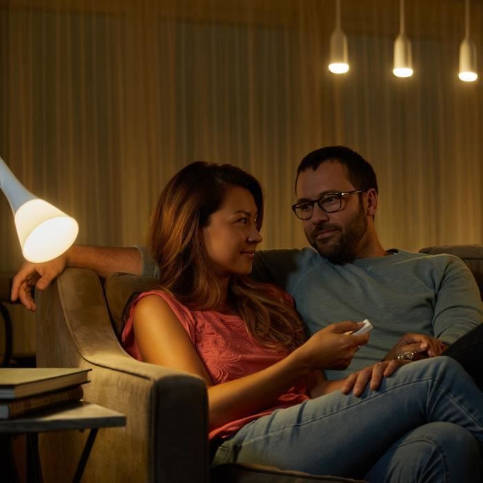 Accessoire pour lampe connectée Philips Hue Hue Dim Switch Télécommande nomade variateur de lumiere