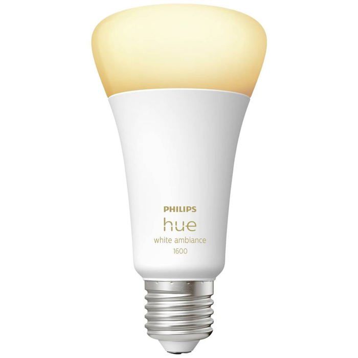 Philips Hue White Ambiance, ampoule LED connectée E27, Equivalent 100W, 1600 lumen, compatible Bluetooth