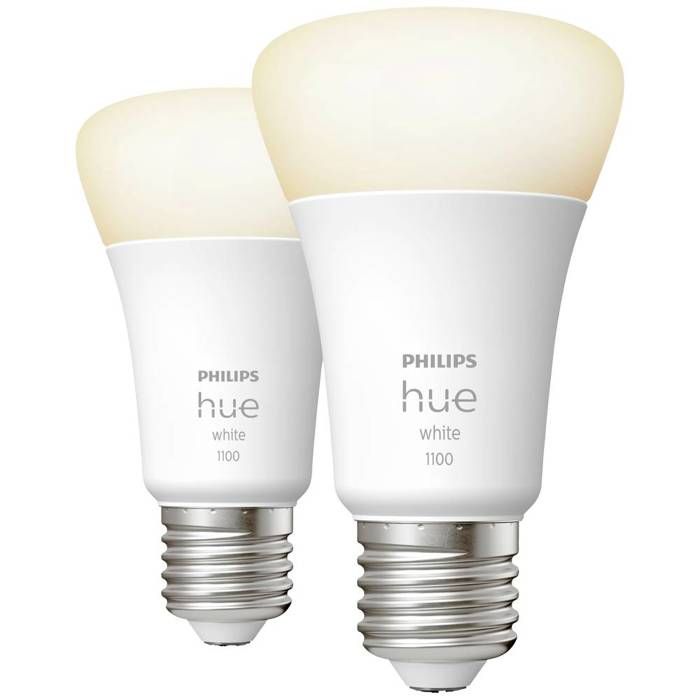 Ampoules connectées Philips Hue pack de 2 ampoules White standard E27 75W