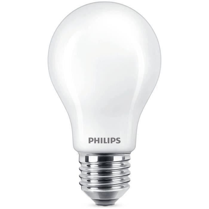 PHILIPS Ampoule LED Standard E27 - 100W Blanc Chaud Dépolie Verre Compatible Variateur - Verre