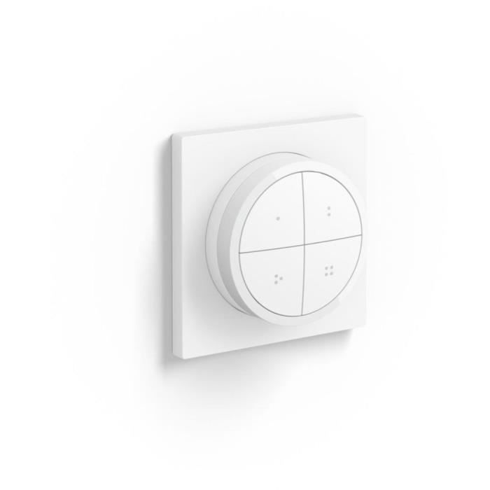 Ampoules connectées Philips Hue Tap dial switch Télécommande - Blanc