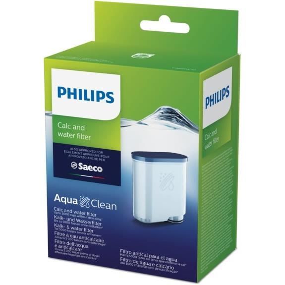 Filtre a eau et a calcaire AquaClean pour machine Espresso PHILIPS CA6903/10