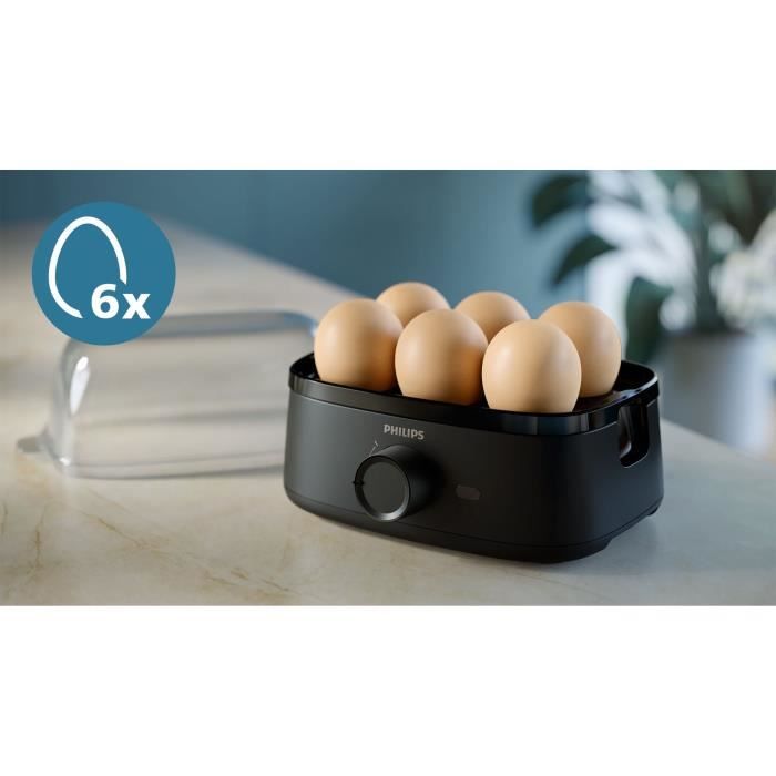 Cuiseur a oeufs électrique - PHILIPS - HD9137/90 - 6 oeufs - 400 W