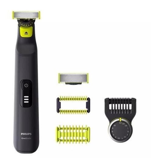 Tondeuse Philips OneBlade Pro 360  visage et corps, 1 lame 360, 1 sabot 14 hauteurs, 1 kit corps QP6541/15