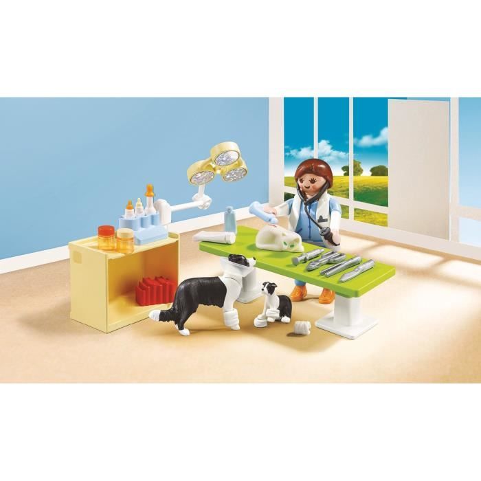 PLAYMOBIL 5653 Valisette Vétérinaire - City Life - Jeu de rôle créatif - Des 4 ans