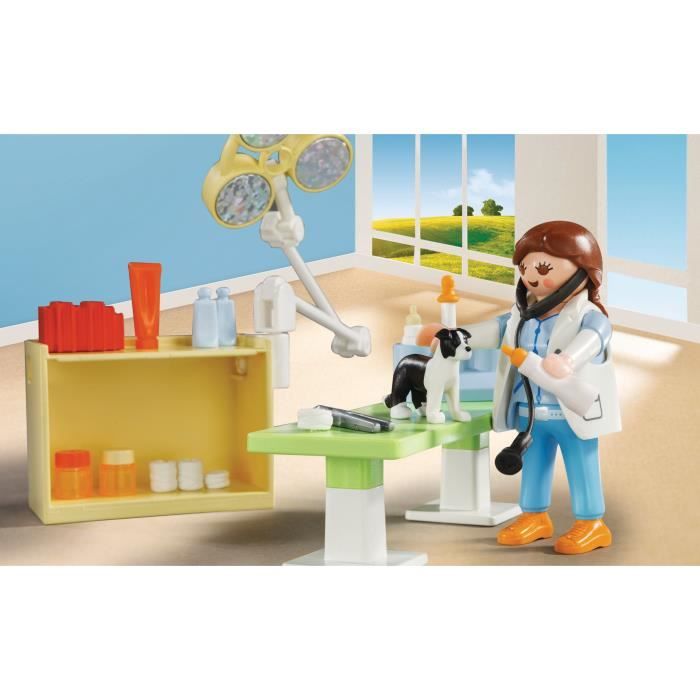 PLAYMOBIL 5653 Valisette Vétérinaire - City Life - Jeu de rôle créatif - Des 4 ans