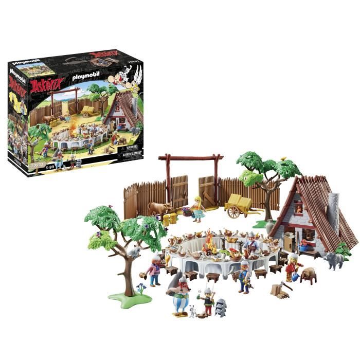 PLAYMOBIL - 70931 - Astérix : Le banquet du village