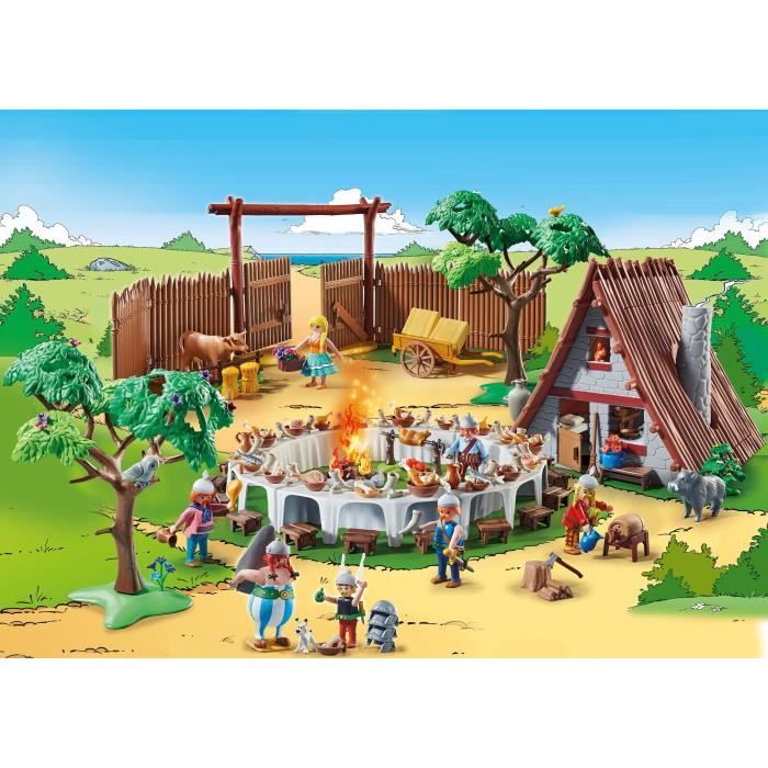 PLAYMOBIL - 70931 - Astérix : Le banquet du village