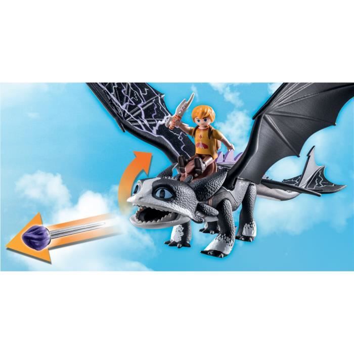 PLAYMOBIL - 71081 - Dragons Nine Realms: Thunder & Tom