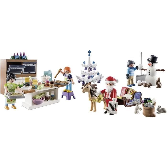 Calendrier de l'Avent PLAYMOBIL - Pâtisserie de Noël - 4 personnages et accessoires