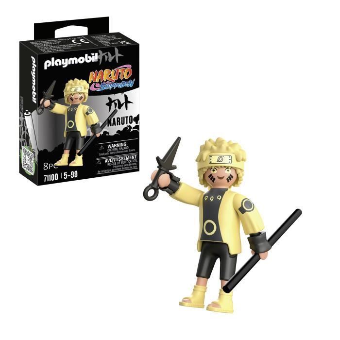 PLAYMOBIL - Naruto Shippuden - Naruto Rikudou Sennin Mode - Figurine de Collection avec Accessoires