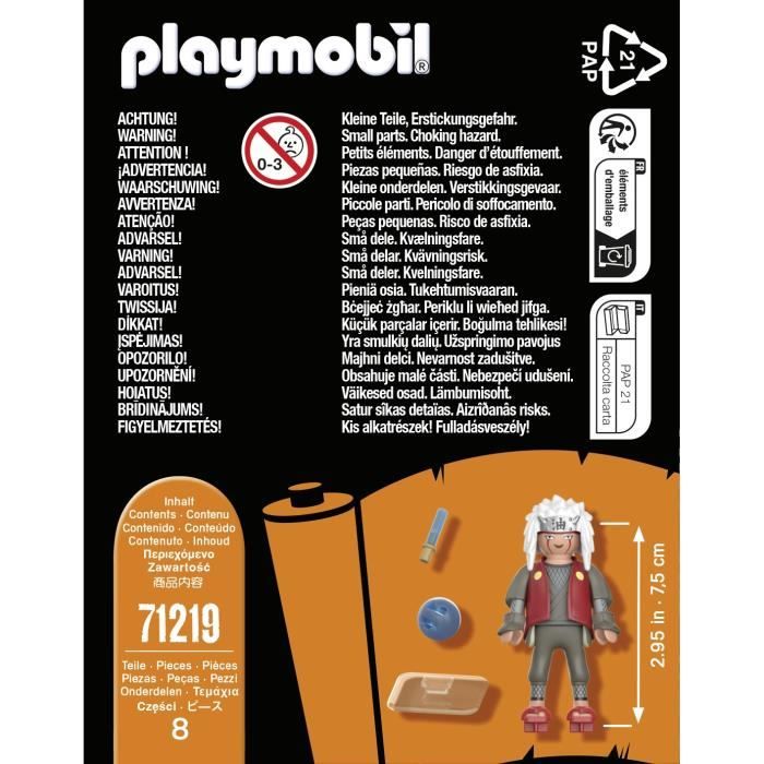 PLAYMOBIL 71219 Jiraya - Naruto Shippuden - Des 5 ans