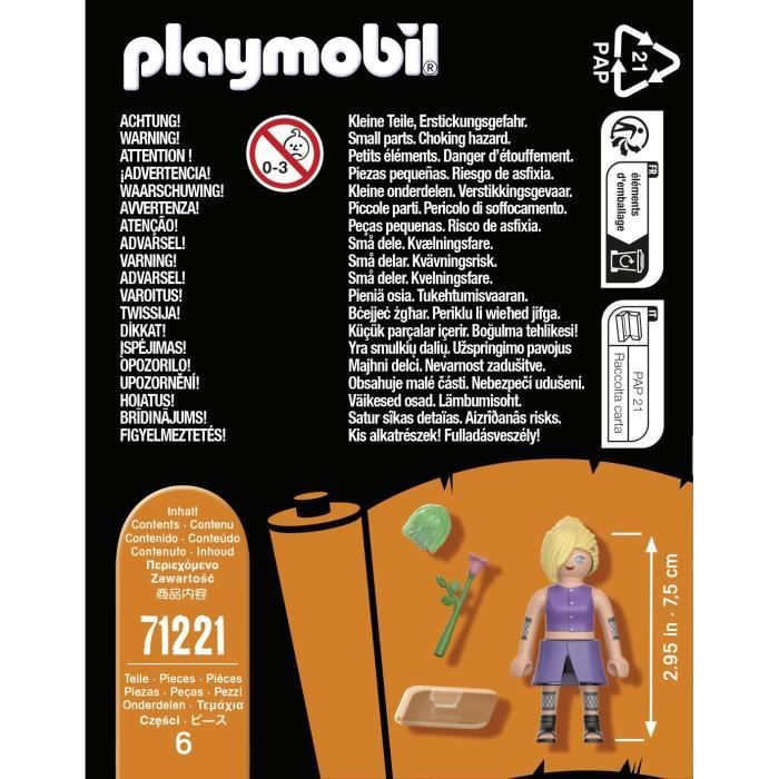 PLAYMOBIL 71221 Ino - Naruto Shippuden - Des 5 ans