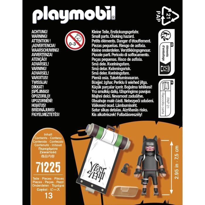 PLAYMOBIL 71225 Kankuro - Naruto Shippuden - Des 5 ans