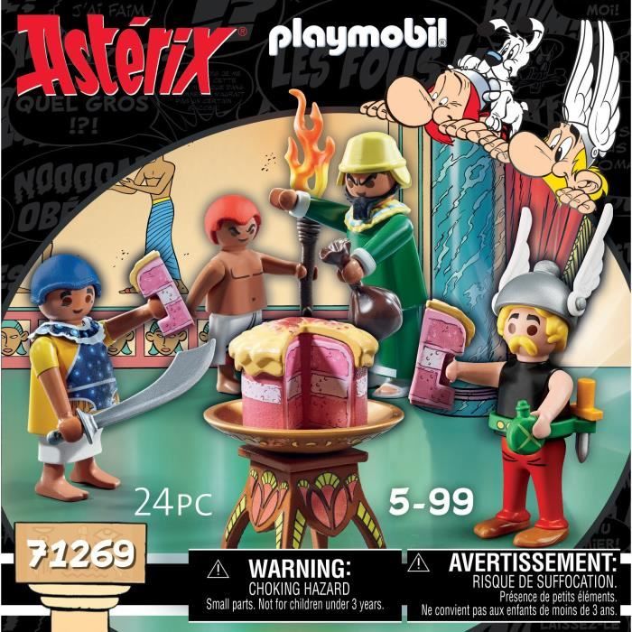 PLAYMOBIL - 71269 - Astérix : Amonbofis et le gâteau empoisonné