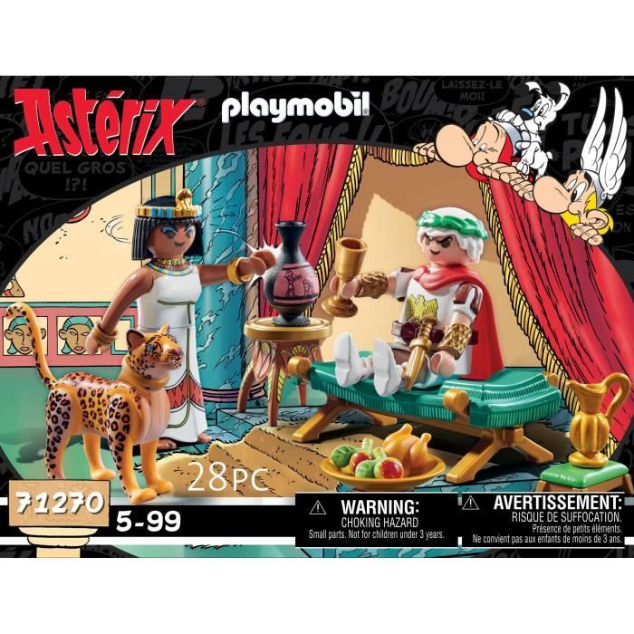 PLAYMOBIL - 71270 - Astérix : César et Cléopâtre