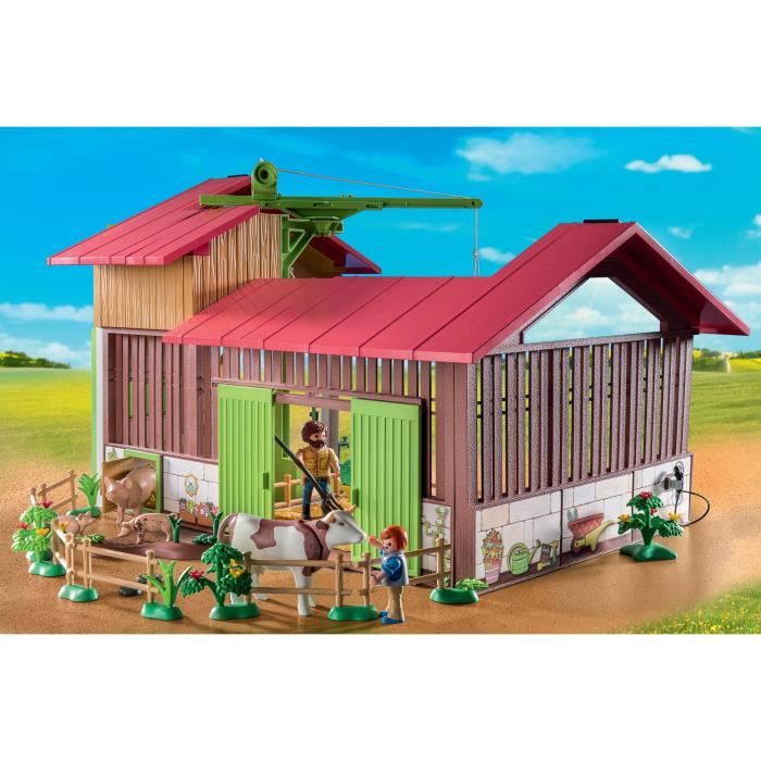 PLAYMOBIL 71304 Ferme avec panneaux solaires, Country La vie a la ferme, 182 pieces, Des 4 ans