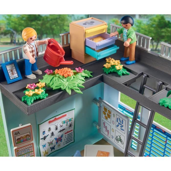 PLAYMOBIL 71327 Ecole aménagée, City Life, L'école, 282 pieces, Mixte, Pour enfant des 4 ans