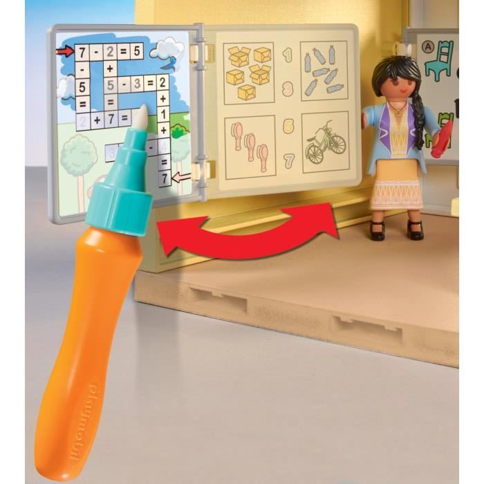 PLAYMOBIL 71327 Ecole aménagée, City Life, L'école, 282 pieces, Mixte, Pour enfant des 4 ans