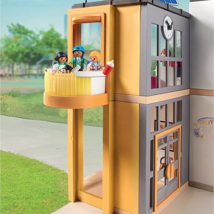 PLAYMOBIL 71327 Ecole aménagée, City Life, L'école, 282 pieces, Mixte, Pour enfant des 4 ans