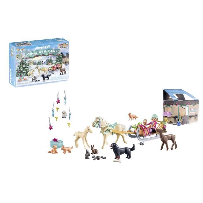 Calendrier de l'Avent PLAYMOBIL - Equestre - La magie de Noël - 24 surprises