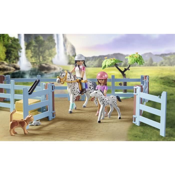 PLAYMOBIL 71351 Ranch de la cascade - Horses of Waterfall - 264 pieces - Des 5 ans