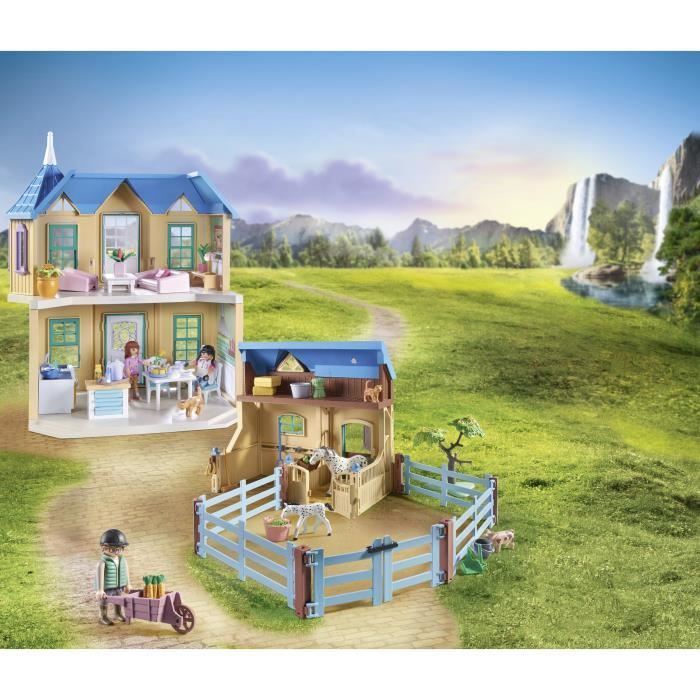 PLAYMOBIL 71351 Ranch de la cascade - Horses of Waterfall - 264 pieces - Des 5 ans