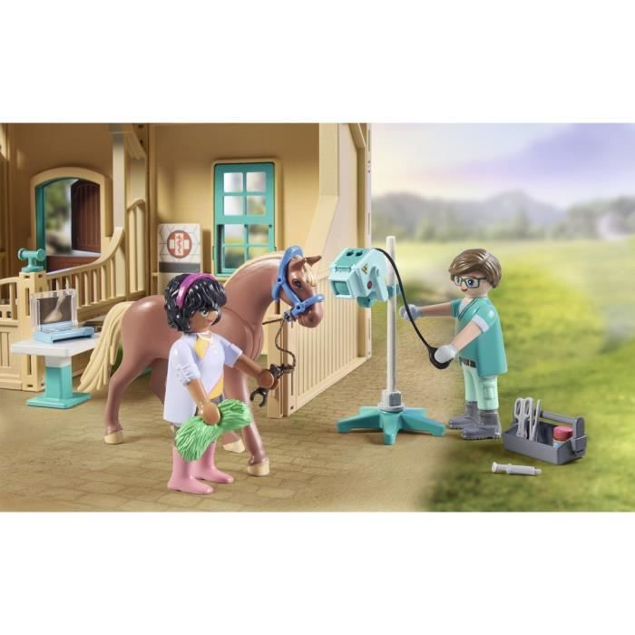 PLAYMOBIL 71352 - Vétérinaire et centre de thérapie - Horses of Waterfall - Pour enfants des 5 ans