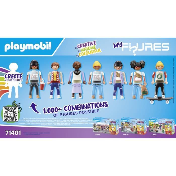 PLAYMOBIL 71401 My Figures : Personnages contemporains - City Life - Des 5 ans