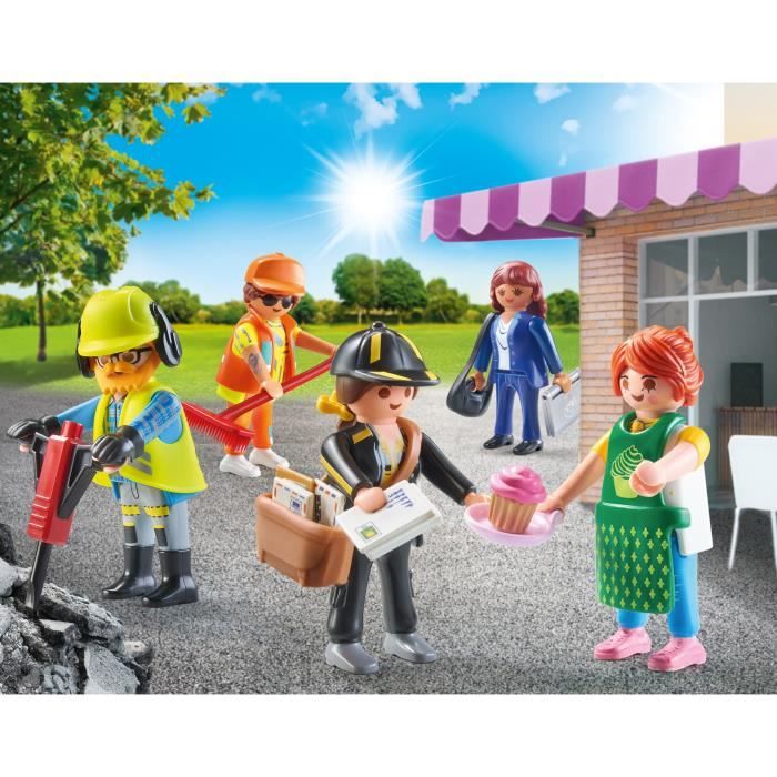 PLAYMOBIL - My Figures : Métiers - City Life - 5 ans - 58 pieces