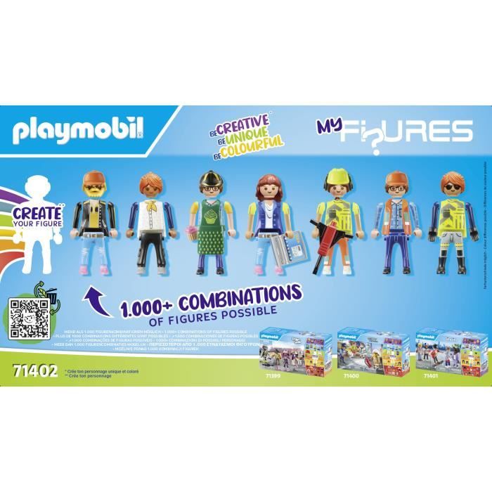 PLAYMOBIL - My Figures : Métiers - City Life - 5 ans - 58 pieces