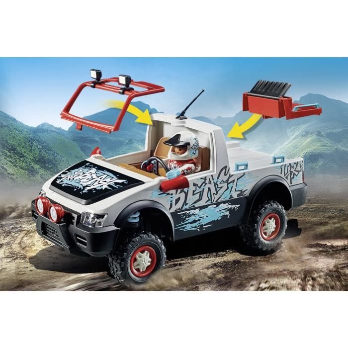 PLAYMOBIL 71430 Voiture de rallye - City Life - Avec personnage et véhicule tout-terrain - 74 pieces - Des 4 ans