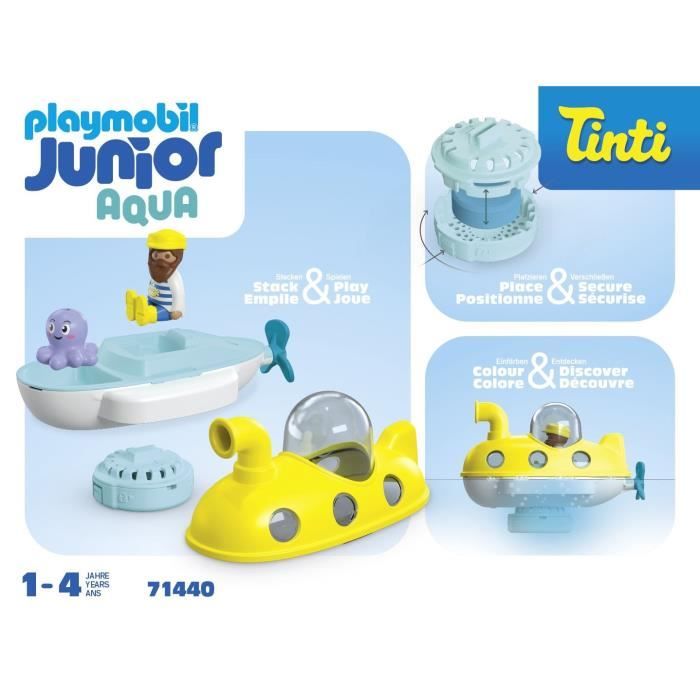 PLAYMOBIL JUNIOR - 71440 - Junior Tinti Sous-marin