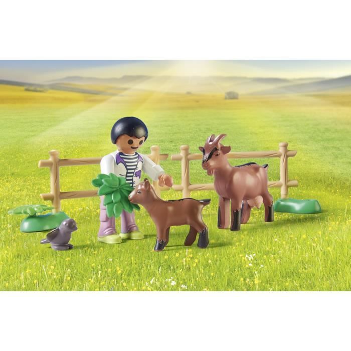 PLAYMOBIL 71442 Fermier avec tracteur et citerne - Country - Des 4 ans