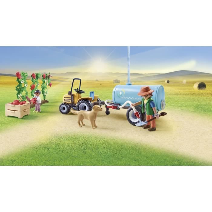 PLAYMOBIL 71442 Fermier avec tracteur et citerne - Country - Des 4 ans