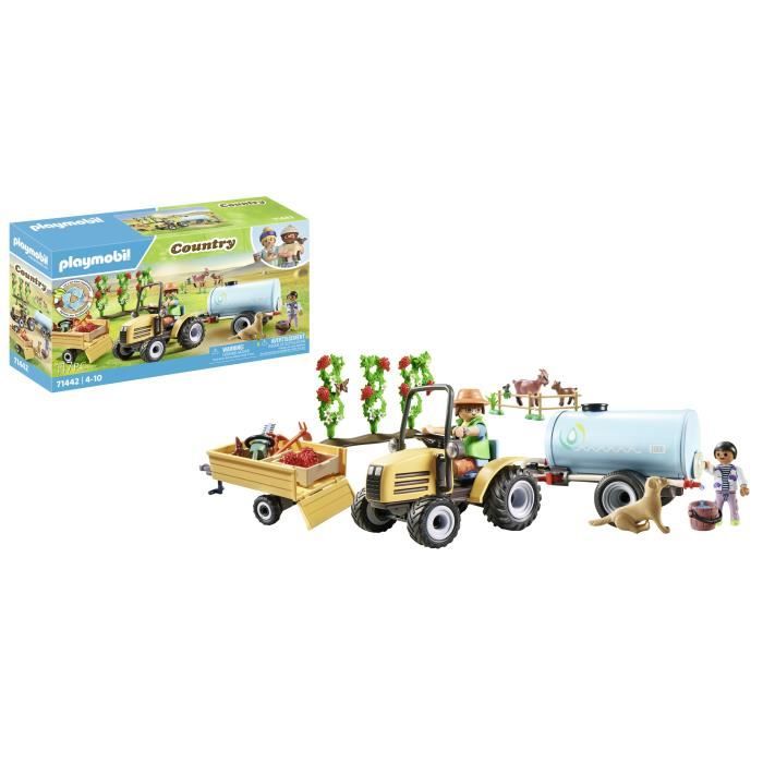 PLAYMOBIL 71442 Fermier avec tracteur et citerne - Country - Des 4 ans