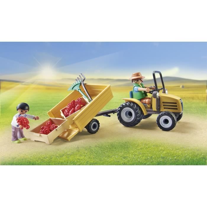 PLAYMOBIL 71442 Fermier avec tracteur et citerne - Country - Des 4 ans