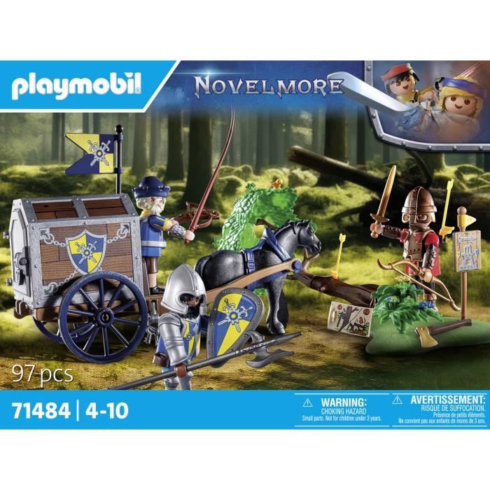 PLAYMOBIL 71484 Novelmore  - Convoi de Novelmore avec bandit