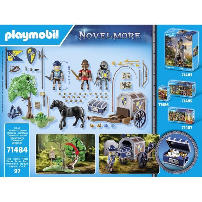 PLAYMOBIL 71484 Novelmore  - Convoi de Novelmore avec bandit