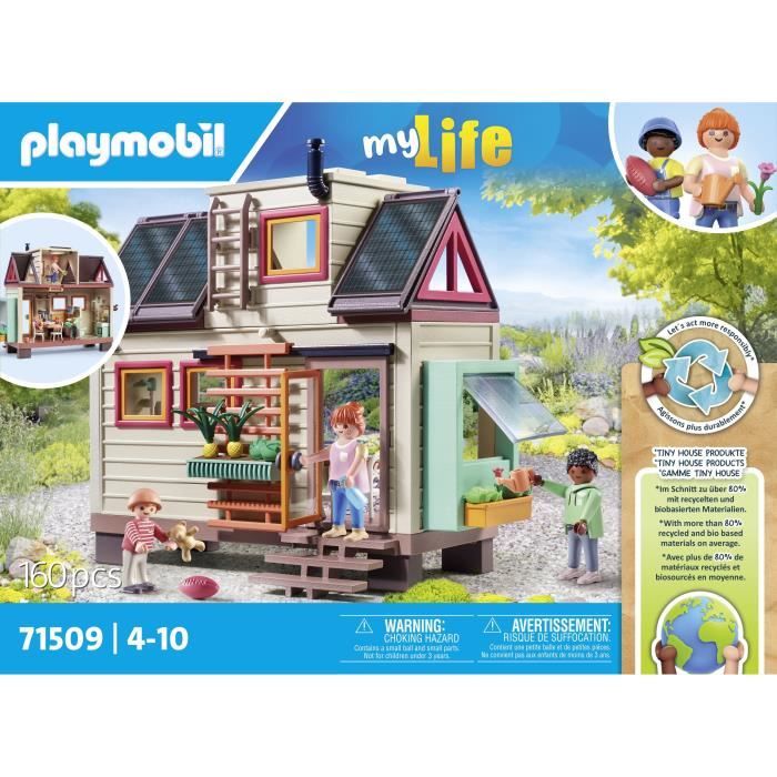 Playmobil 71509 Tiny House, La Petite Maison, My Life, Des 4 ans