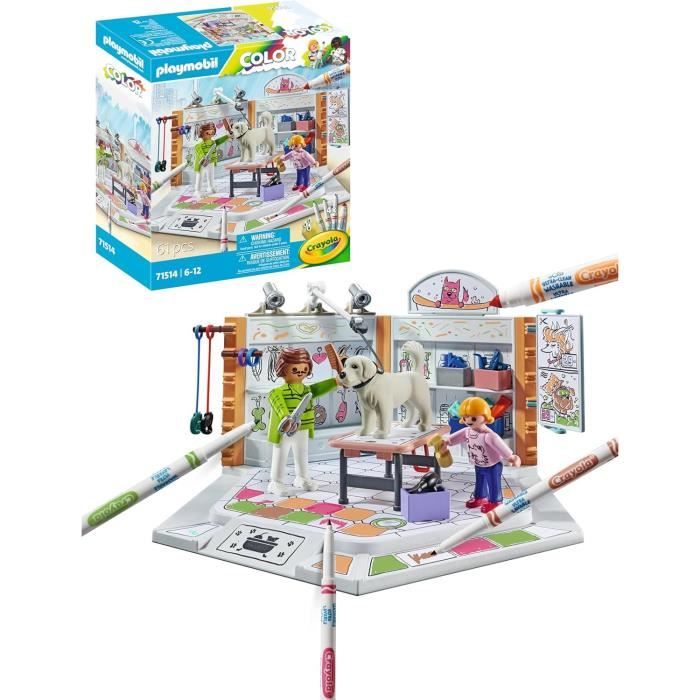 PLAYMOBIL - 71514 - Salon de toilettage