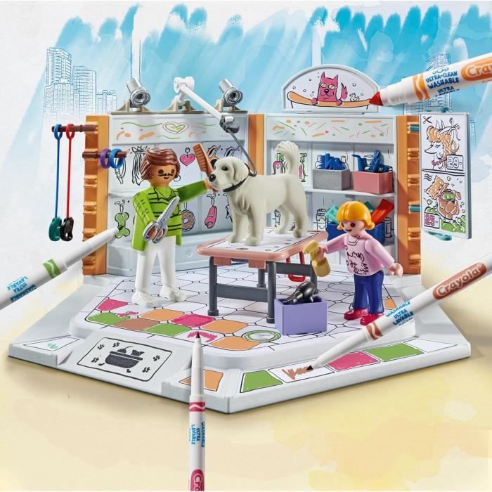 PLAYMOBIL - 71514 - Salon de toilettage