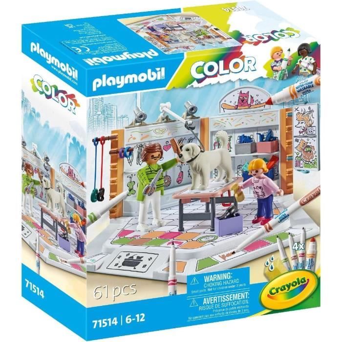 PLAYMOBIL - 71514 - Salon de toilettage