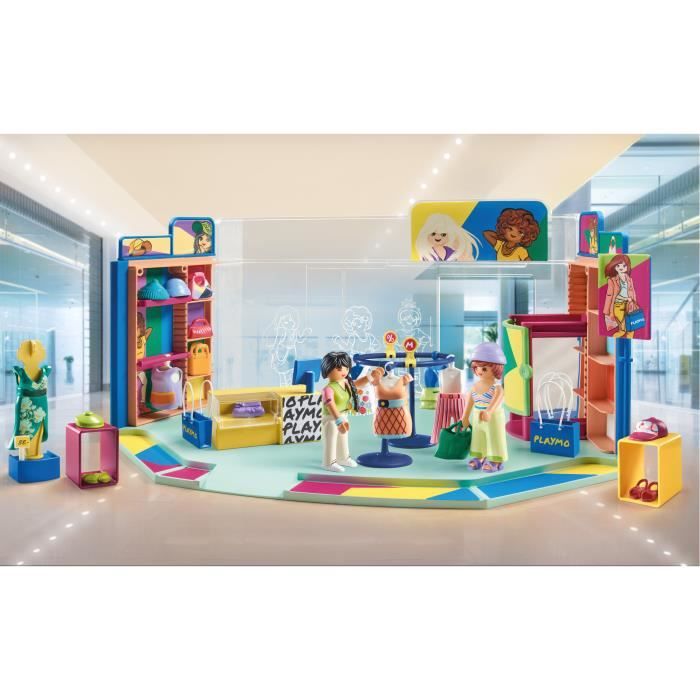 PLAYMOBIL 71534 Boutique de vetements, My Life Le shopping, 76 pieces, Des 4 ans