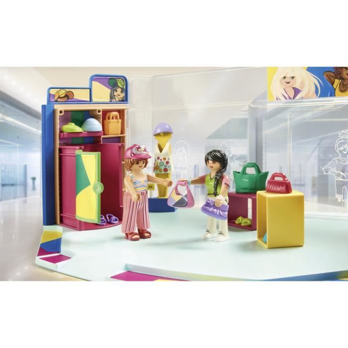 PLAYMOBIL 71534 Boutique de vetements, My Life Le shopping, 76 pieces, Des 4 ans