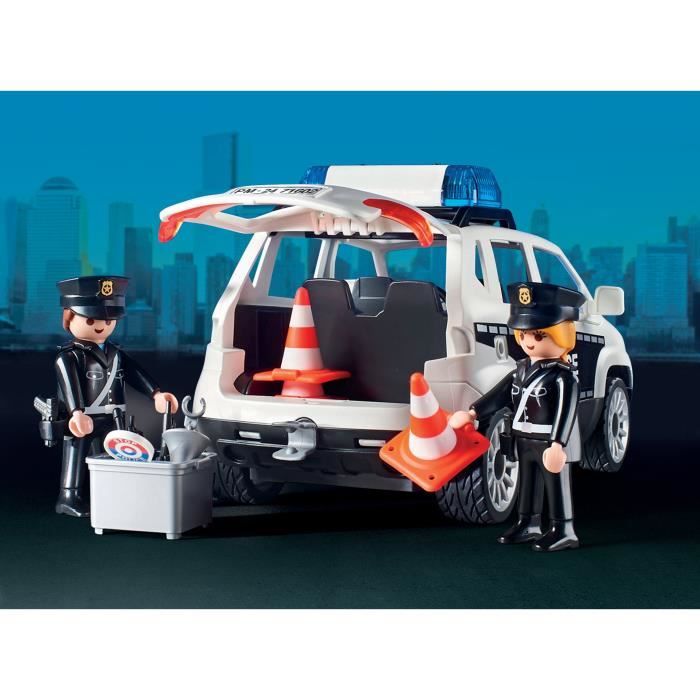 PLAYMOBIL - 71602 - Poste police véhicules